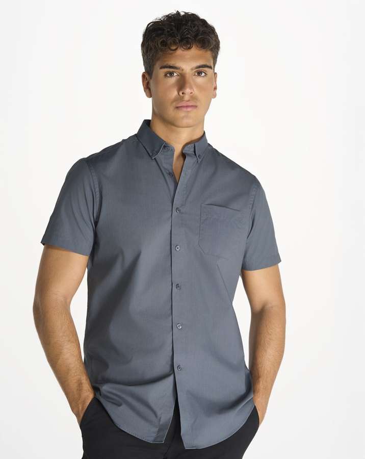 Casual & Business Ss Shirt Popelin SHAPOPSS
